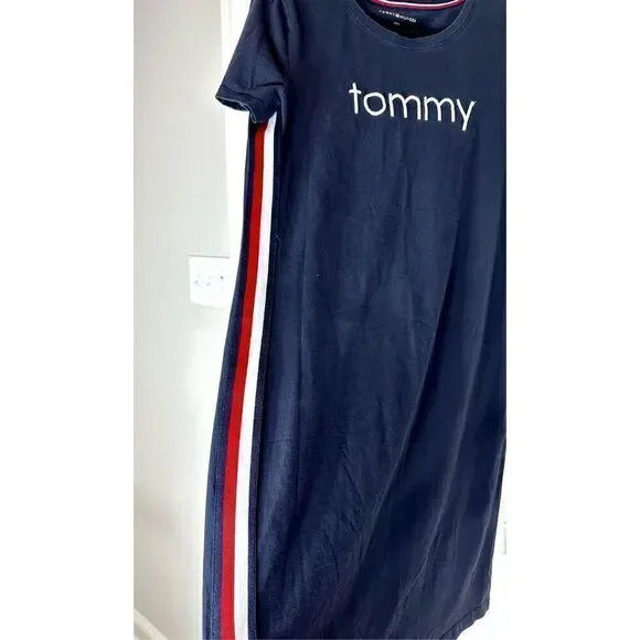 Tommy Hilfiger navy mini dress size S - Picture 6 of 7